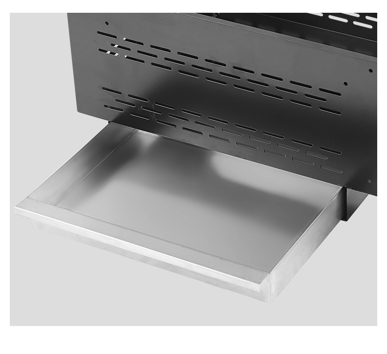 JHD-620 commercial electric BBQ grill, pull-out stainless steel oil drip tray for easy cleaning, built-in restaurant smokeless grilling catering equipment