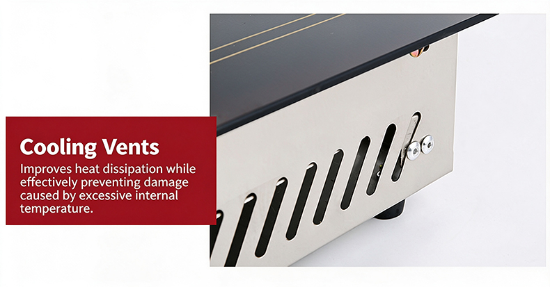 JHD‑650 BBQ Hot Pot integrated stove cooling vents design for effective heat dissipation long service life
