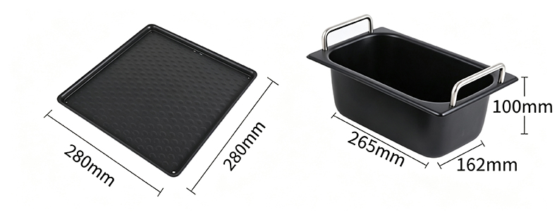 JHD‑720 replacement grill plate hot pot basin dimension size accessories for bbq hot pot electric stove