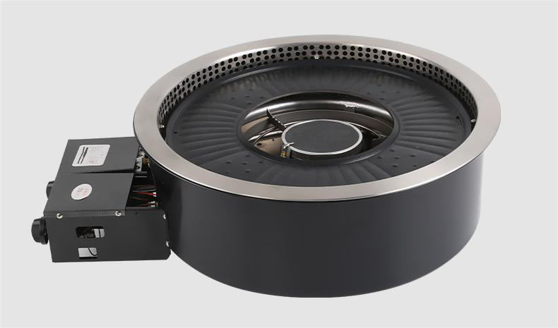 SZY‑530 commercial dual‑use gas stove top view grill surface close‑up detail
