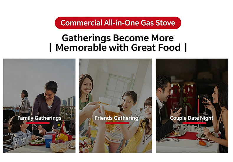 JHD‑530 electric ceramic stove application scenarios, family gatherings, friend parties, couple dinner for commercial restaurant