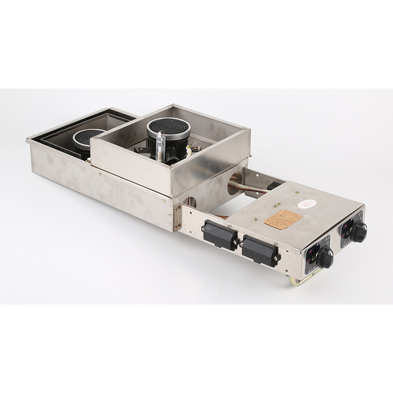 SZY‑540 Gas BBQ Hot Pot Stove Internal Structure, Stainless Steel Gas Burner Assembly for Commercial Roast Hotpot Table