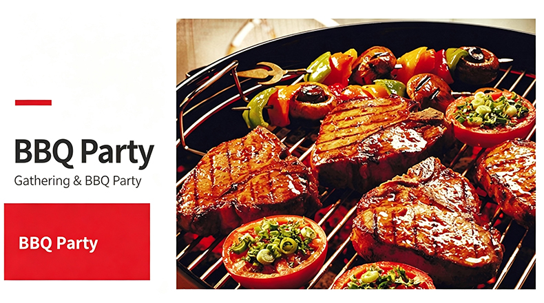 JHD‑630 Commercial BBQ Hot Pot Stove For BBQ Party, Grilled Steak Vegetables Cooking Effect For Restaurant Dining Table