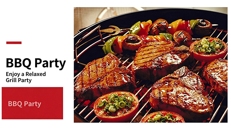 JHD‑720 commercial 2‑in‑1 hot pot bbq stove grilled steak vegetable barbecue food display for bbq party restaurant promotion