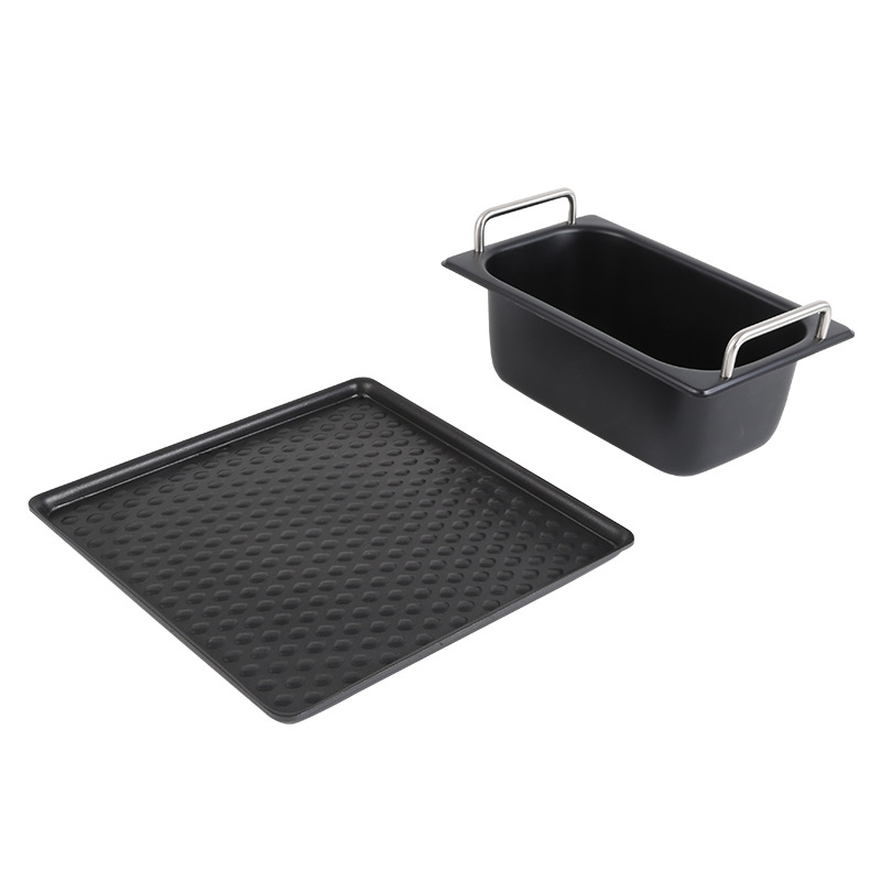 SZY‑540 Gas BBQ Hot Pot Stove Accessories, Non‑stick Grill Plate and Hot Pot Bowl Replacement Parts for Commercial Catering Table