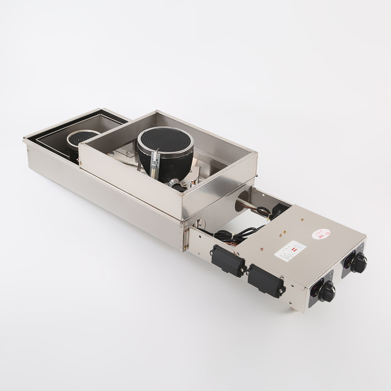 SZY-630 Gas BBQ Hot Pot Stove Internal Burner Assembly, Stainless Steel Gas Component for Commercial Roast Hotpot Stove
