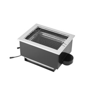 JHD‑480B Built‑in Smokeless Dual‑use Ceramic BBQ Grill, Commercial Catering Equipment White Background Product Shot