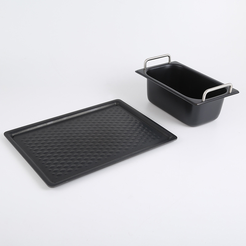 SZY-630 Gas BBQ Hot Pot Stove Accessories, Non-stick Grill Plate and Hot Pot Bowl Spare Parts for Commercial Catering Equipment