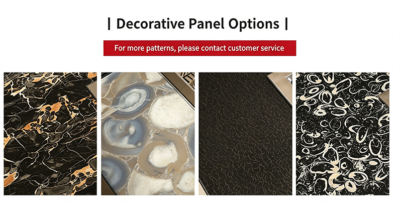 JHD-420C electric grill stove decorative panel options, multiple marble stone texture tabletop for commercial dining table