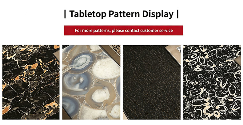 JHD‑530 supporting custom restaurant tabletop marble pattern display for built‑in hot pot grill stove