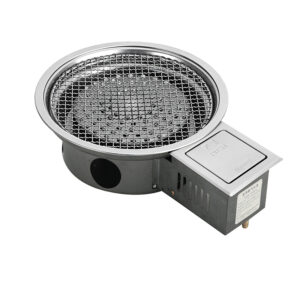 SZY-360B Built-in Dual-use Gas BBQ Grill, Commercial Infrared Gas Barbecue Stove with Grill Mesh for Restaurant Catering Equipment