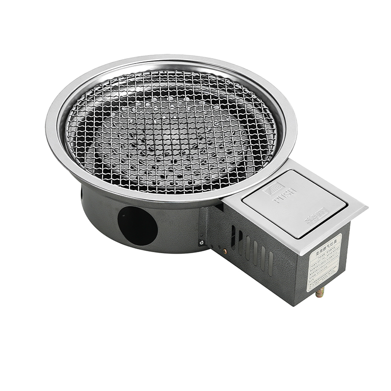 SZY-360B Built-in Dual-use Gas BBQ Grill, Commercial Infrared Gas Barbecue Stove with Grill Mesh for Restaurant Catering Equipment