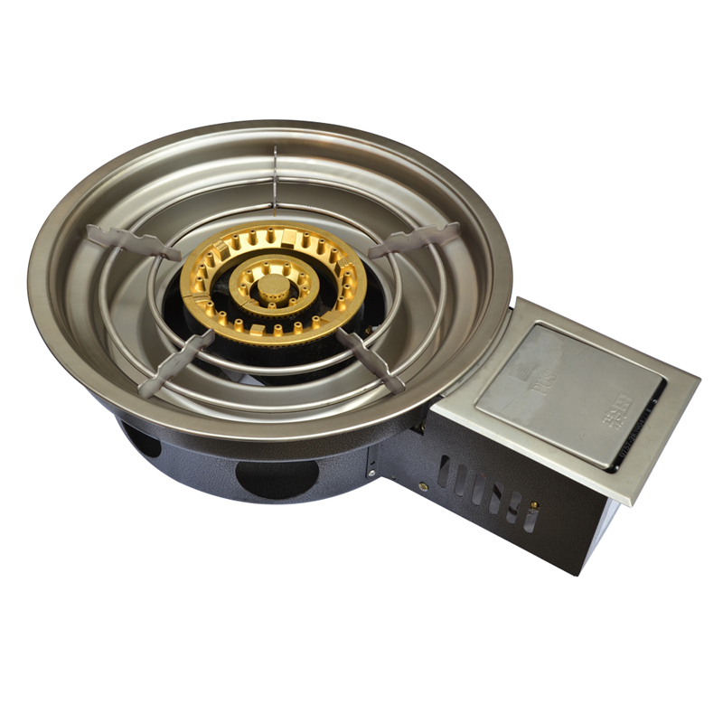 SZY‑360E korean commercial gas hot pot burner catering equipment front view